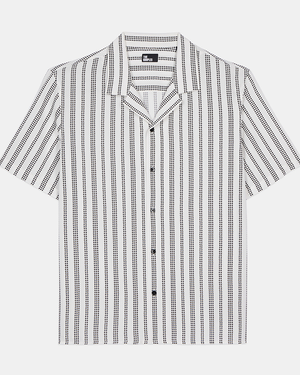 Short-sleeved printed shirt