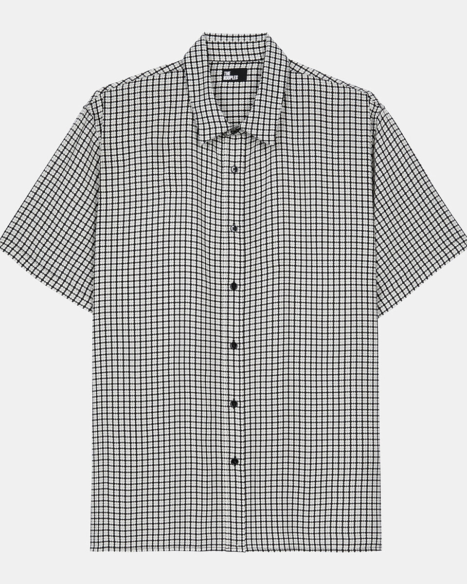 Floral print short-sleeve shirt