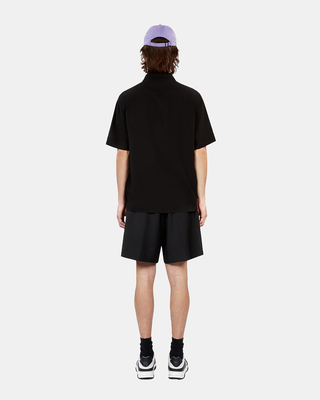Black short-sleeved shirt