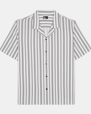 Short-sleeved printed shirt