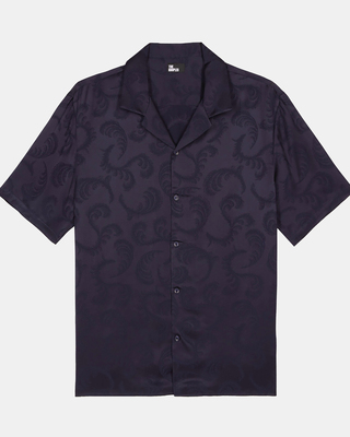 Navy short-sleeve shirt