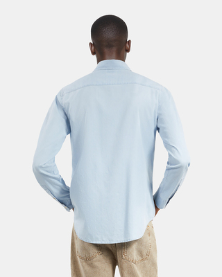 Blue denim shirt