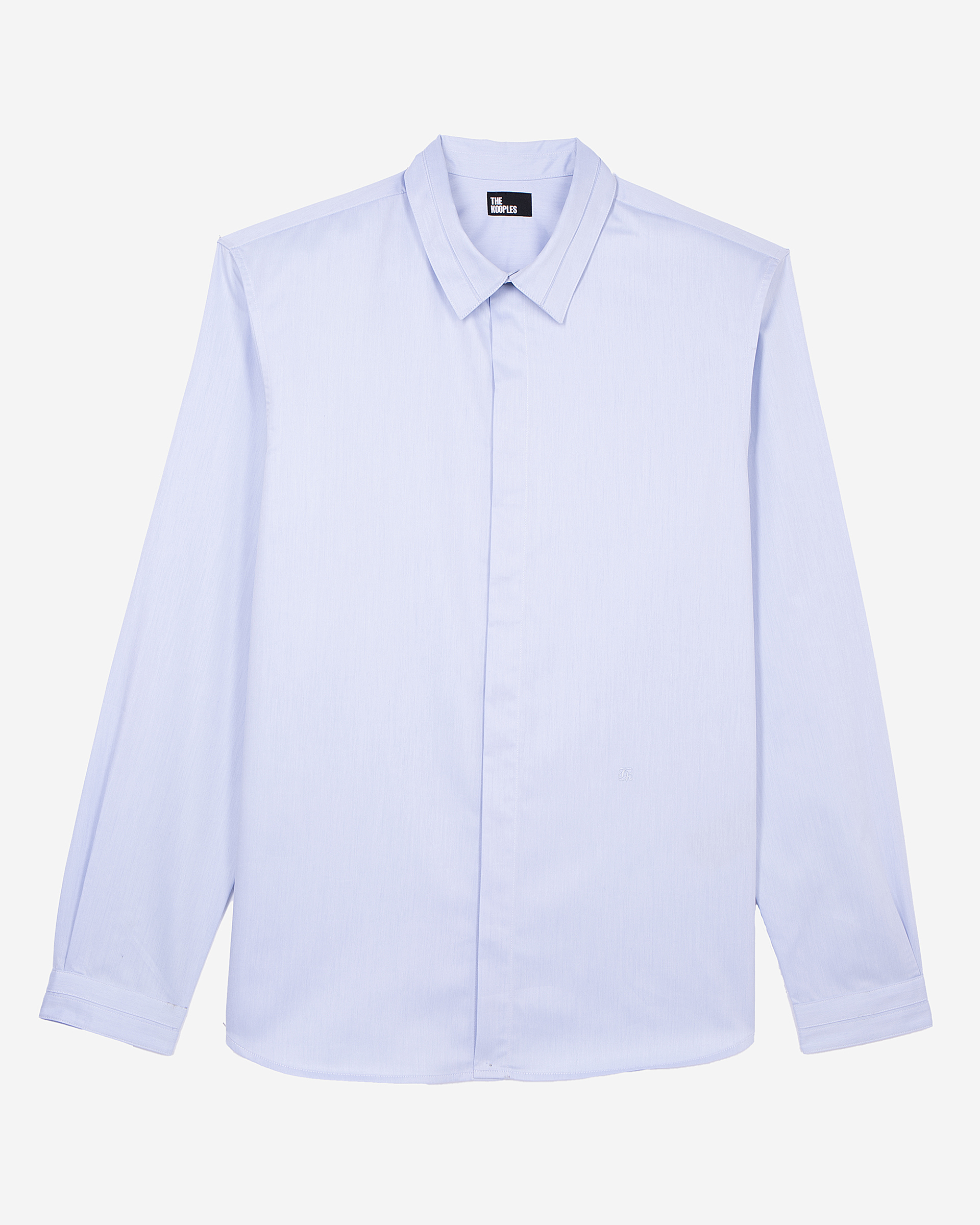 Smart twill sky blue shirt