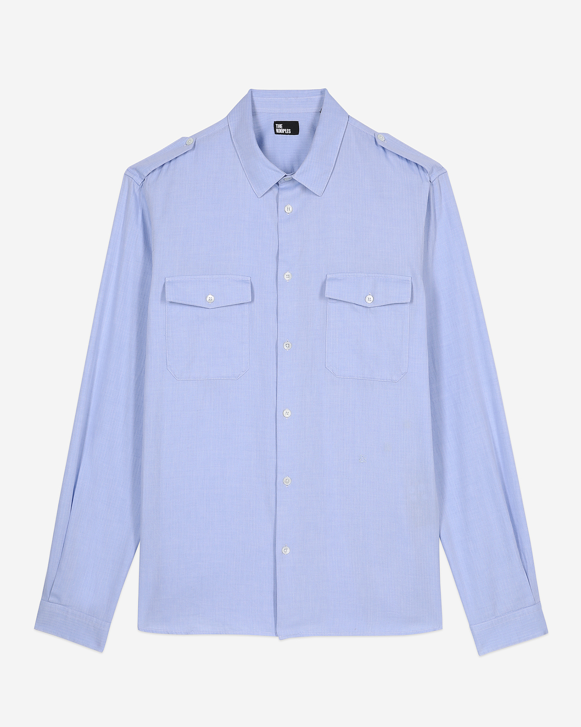 Sky blue chevron shirt