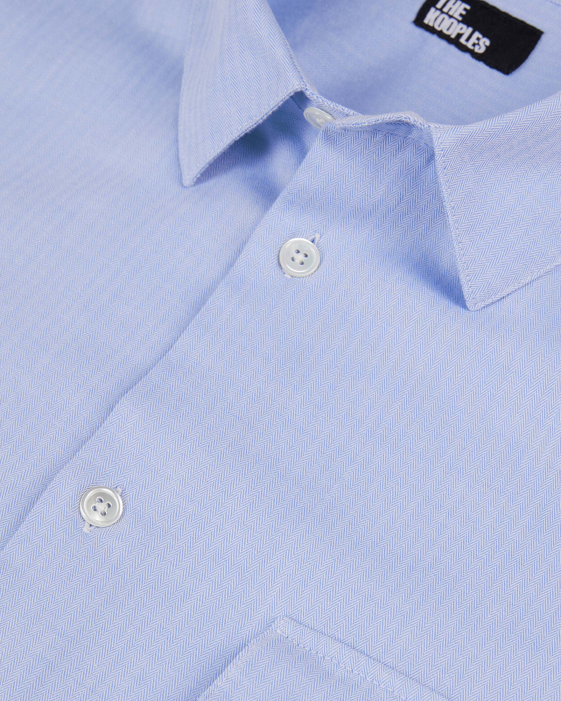 Sky blue chevron shirt