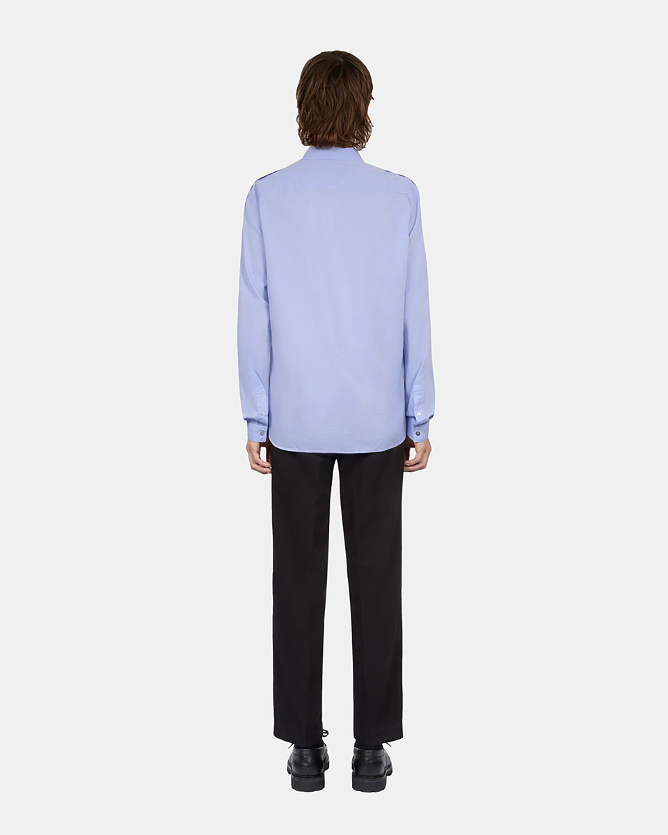 Sky blue chevron shirt