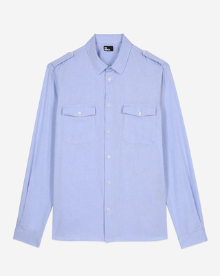 Sky blue chevron shirt