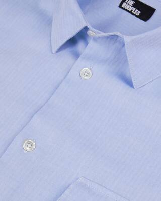 Sky blue chevron shirt