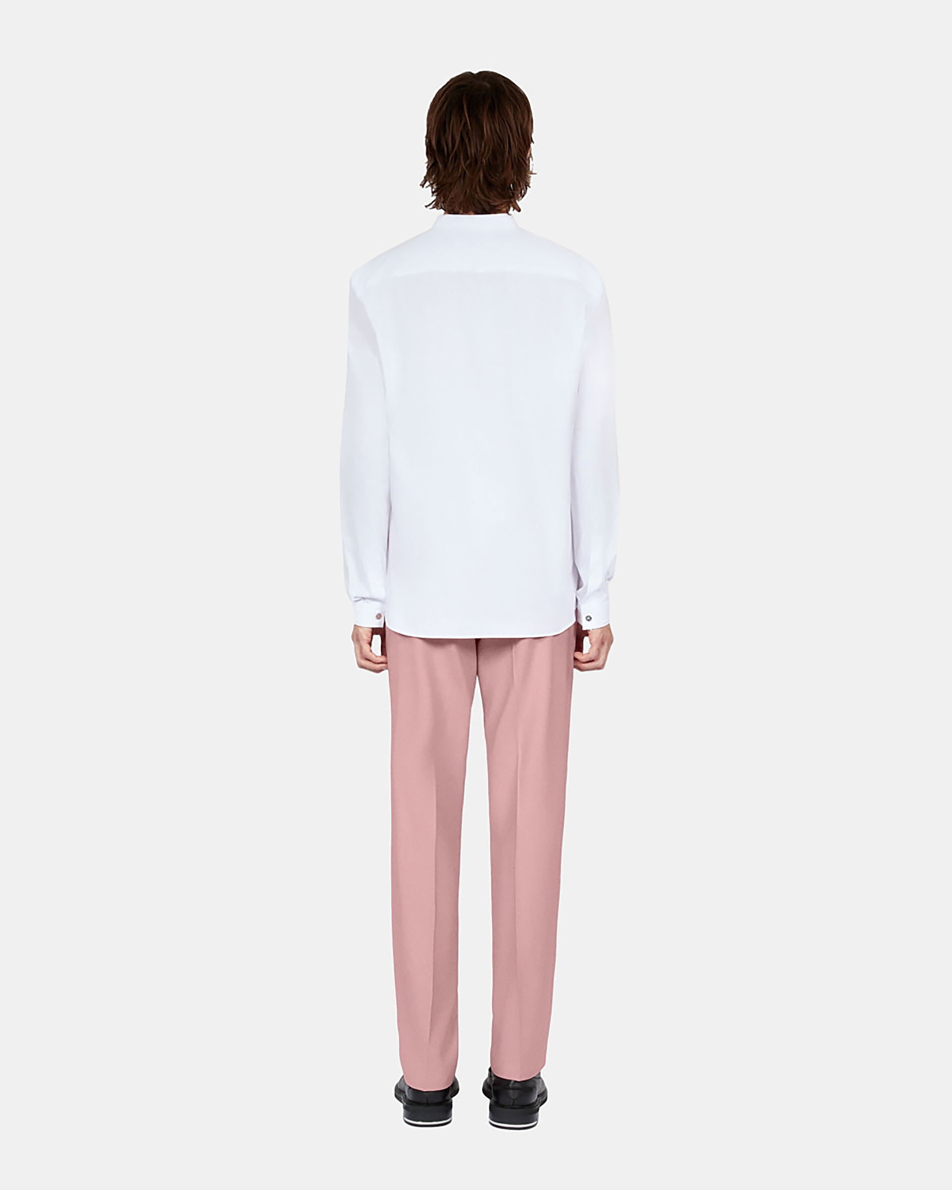 White poplin formal shirt