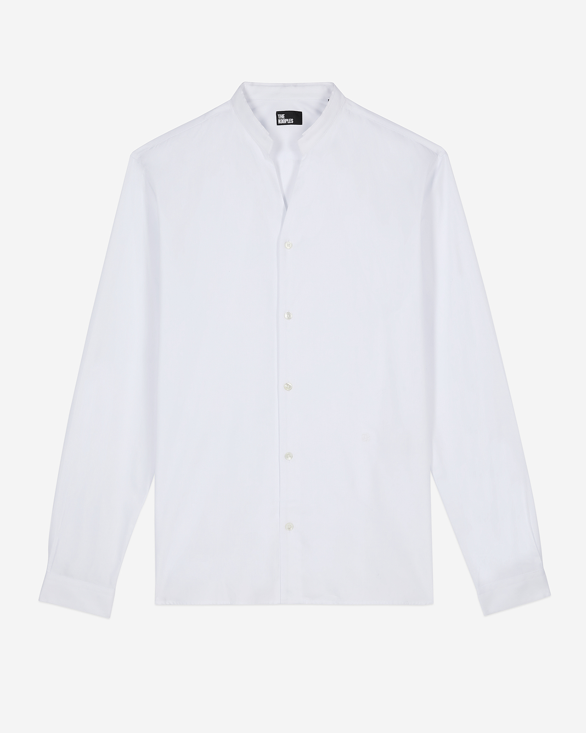 White poplin formal shirt