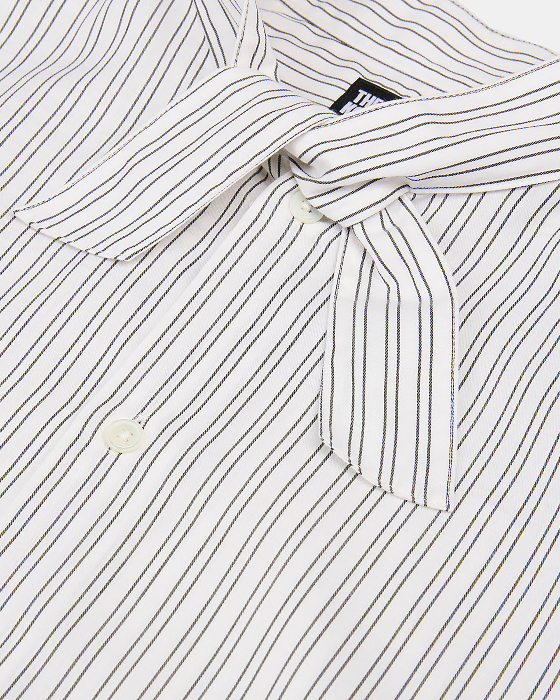 White pinstripe shirt