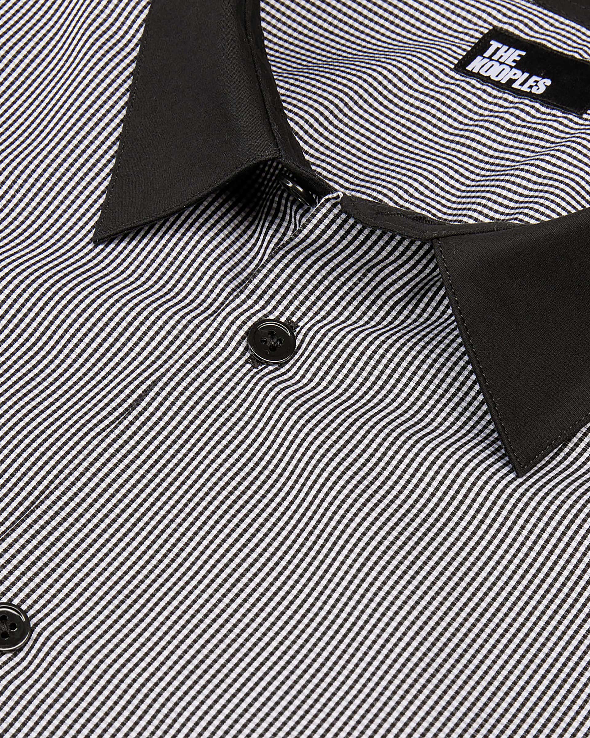 Black micro-checkered shirt