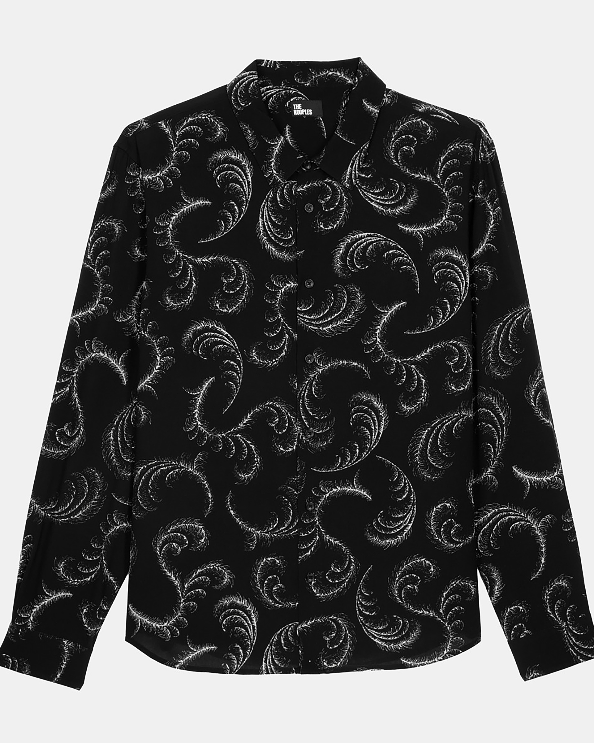 Feather print shirt