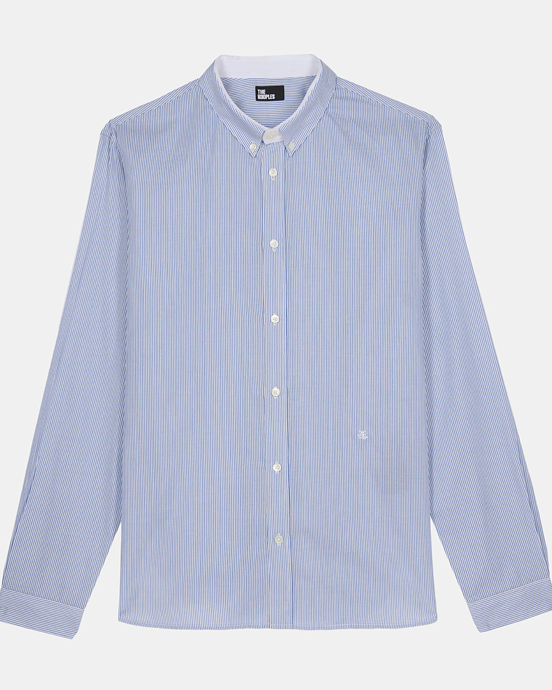 Blue striped formal shirt
