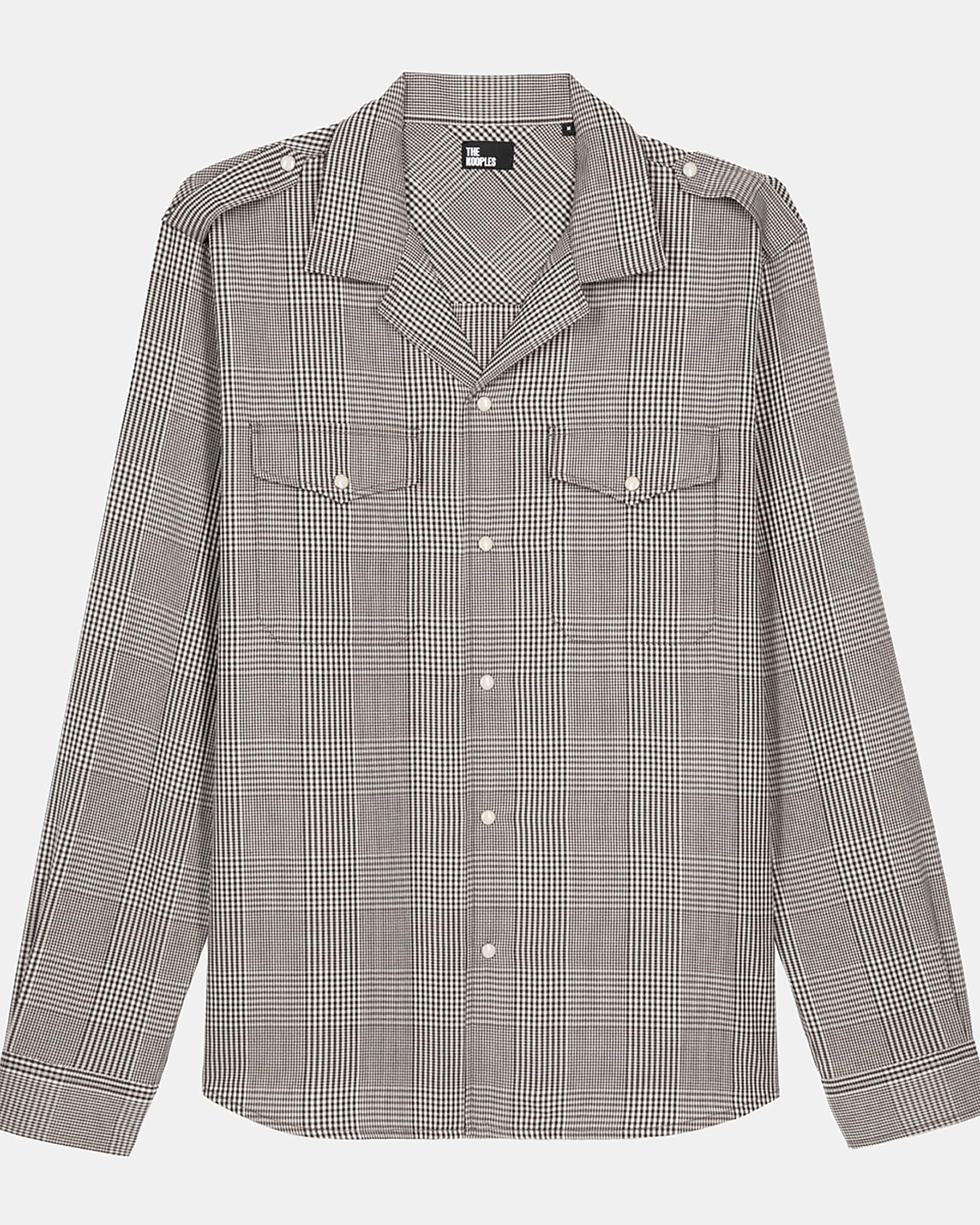 Black and white Prince of Wales shirt