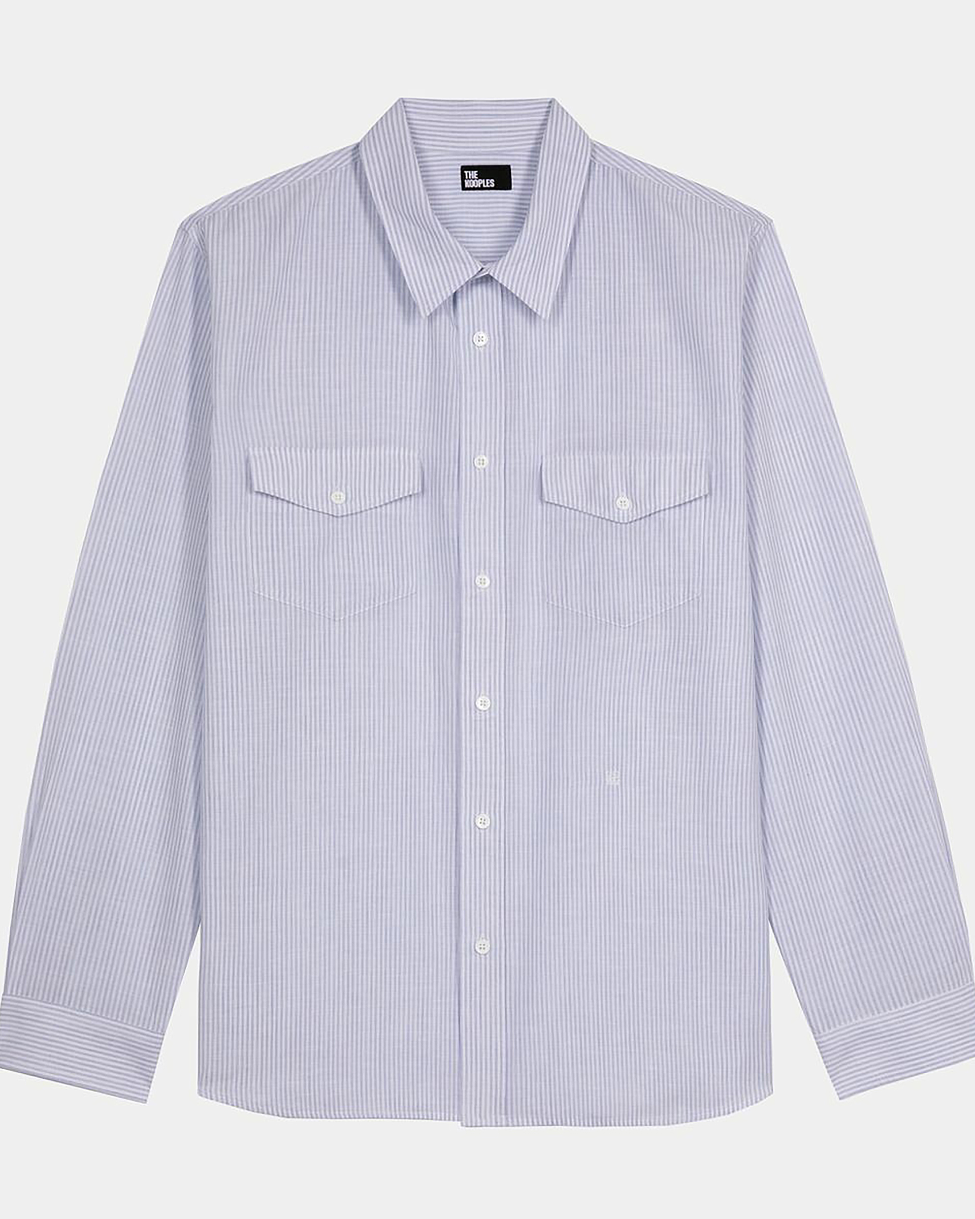Blue striped shirt
