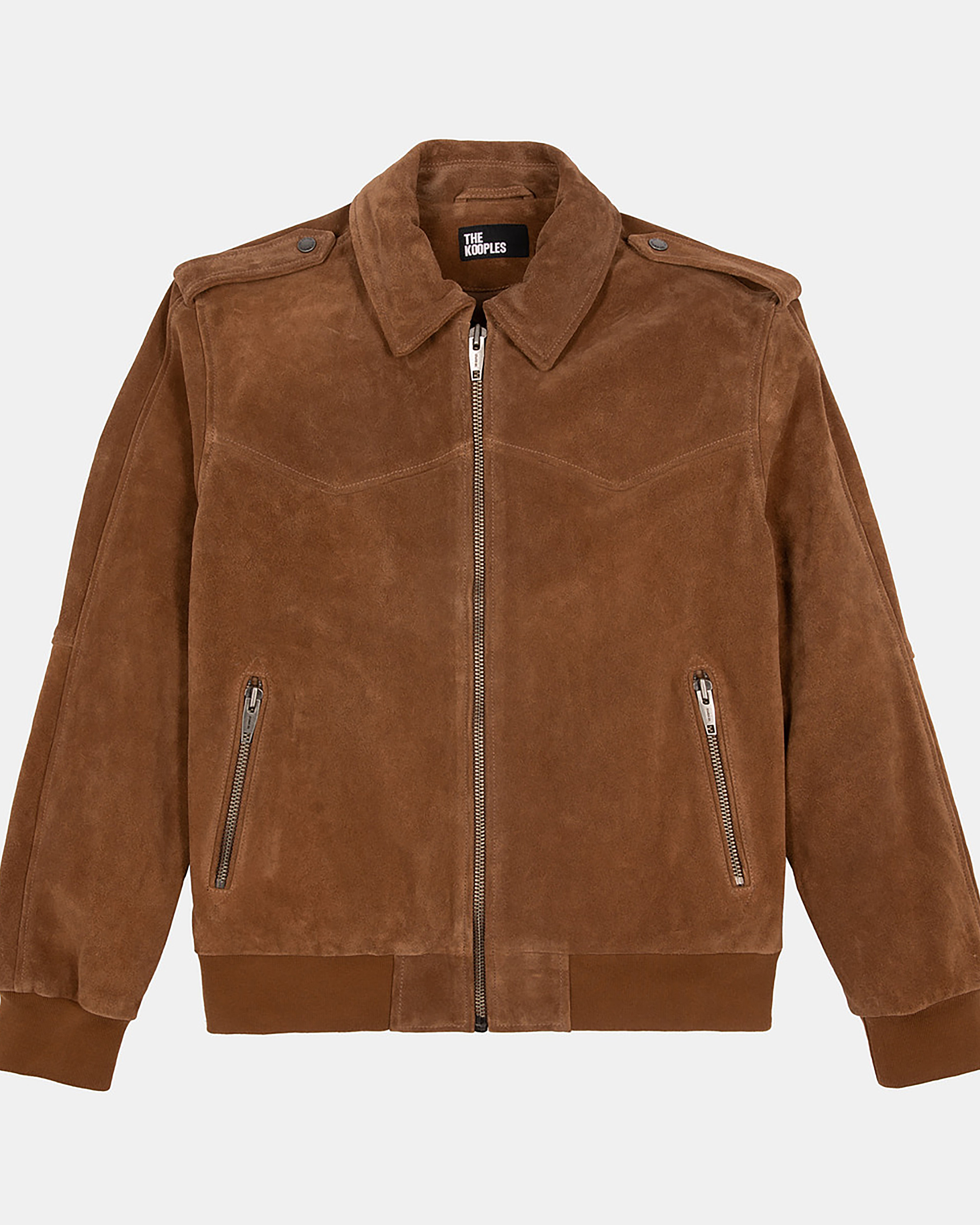 Camel suede jacket