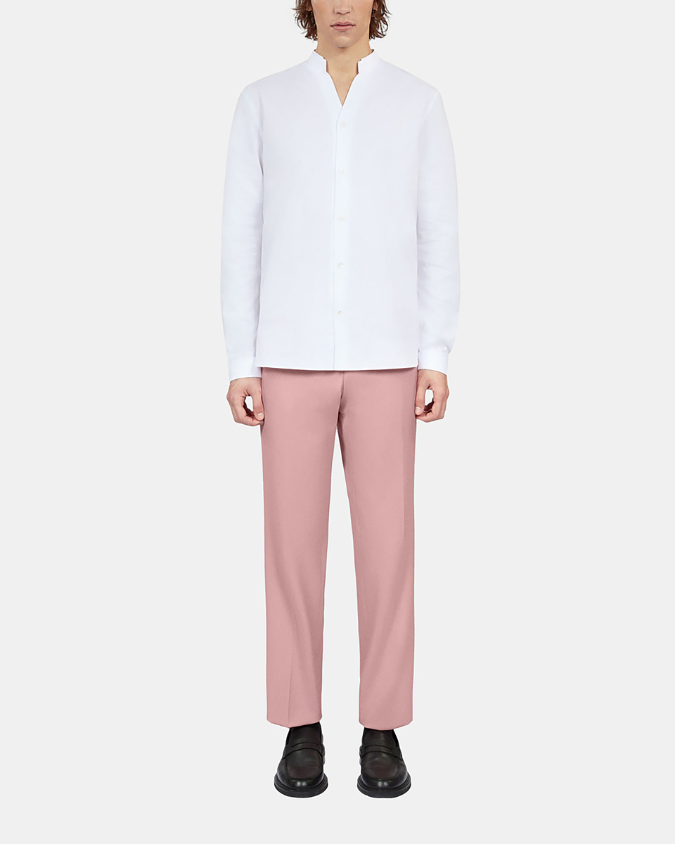 White poplin formal shirt