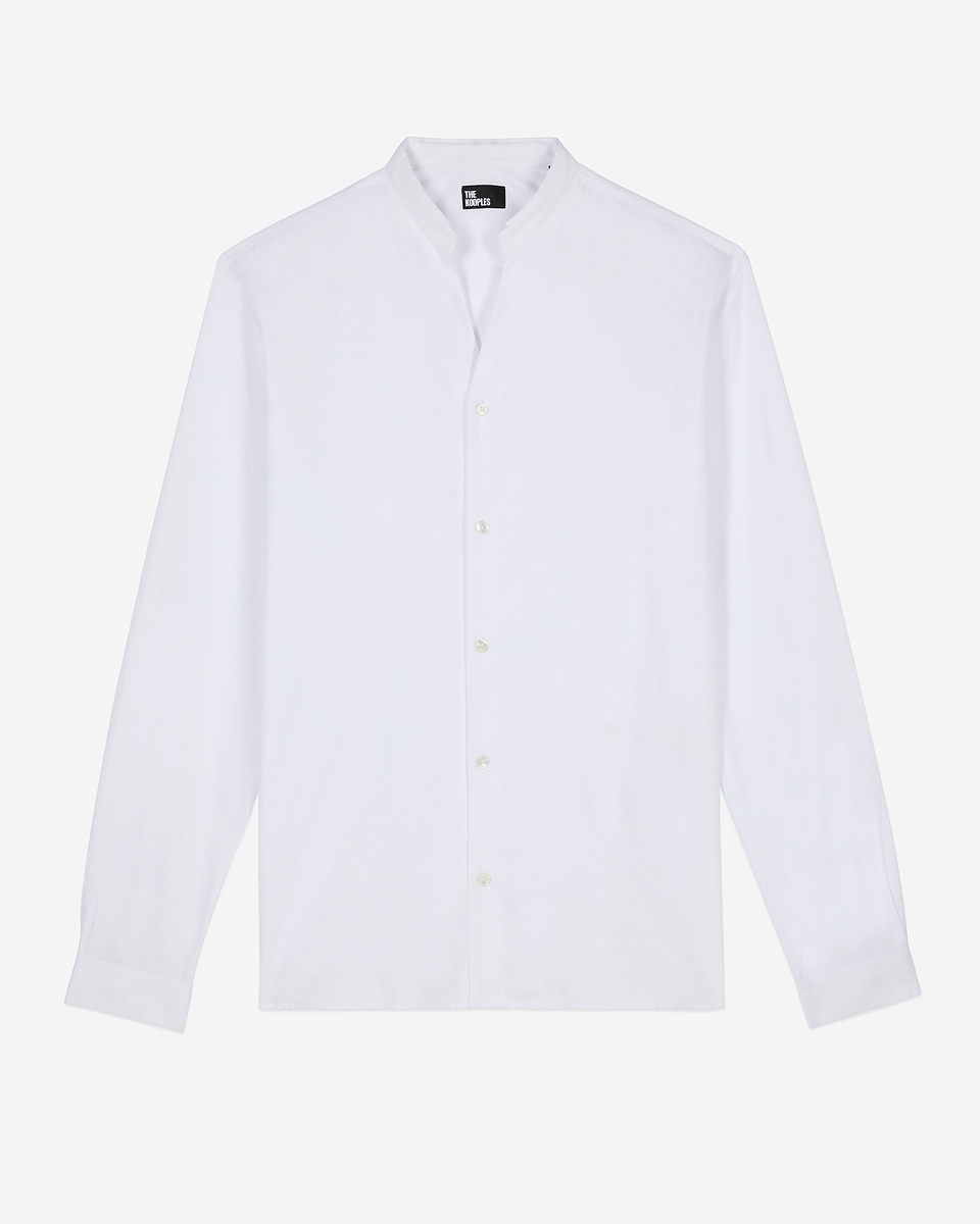 White poplin formal shirt
