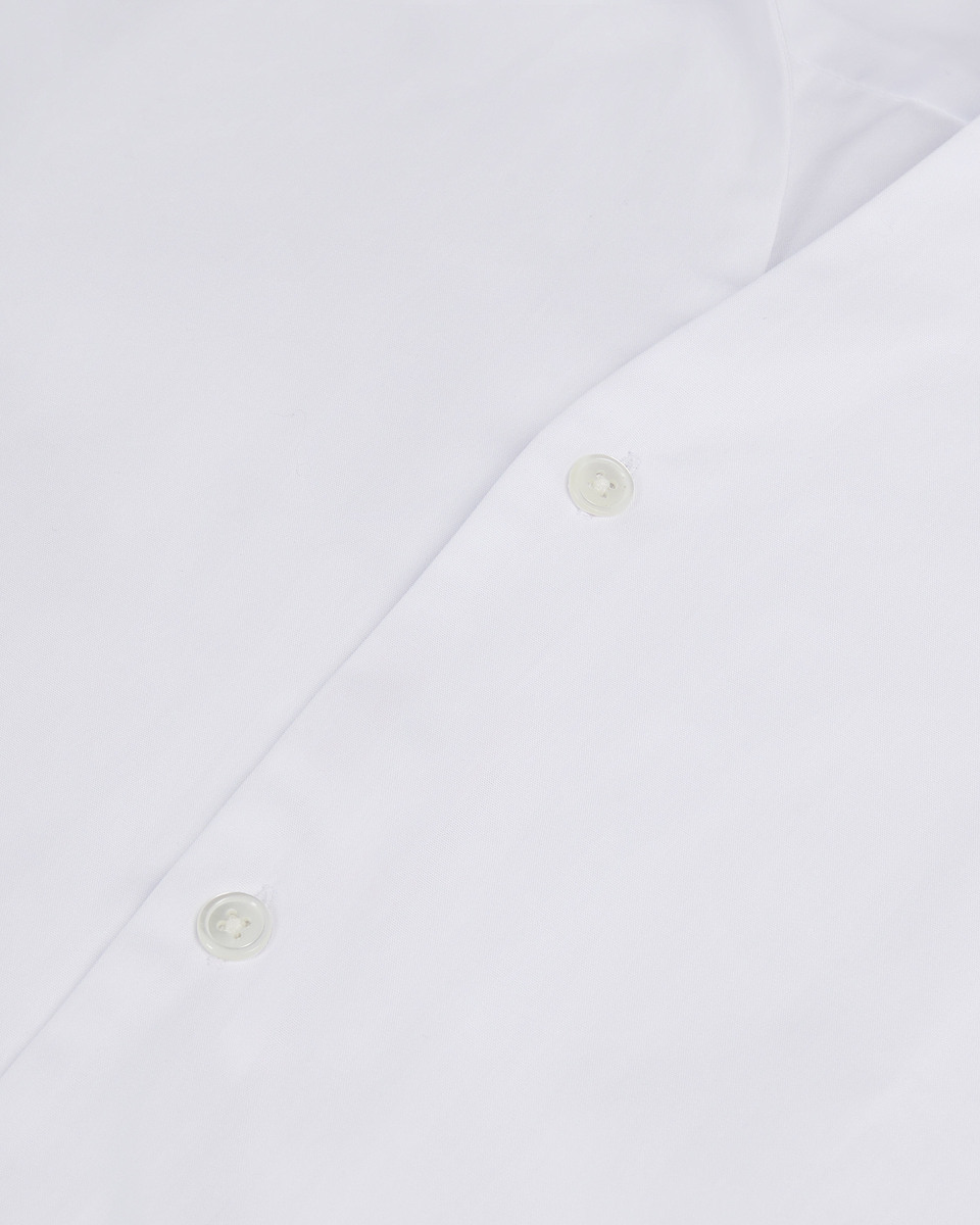 White poplin formal shirt