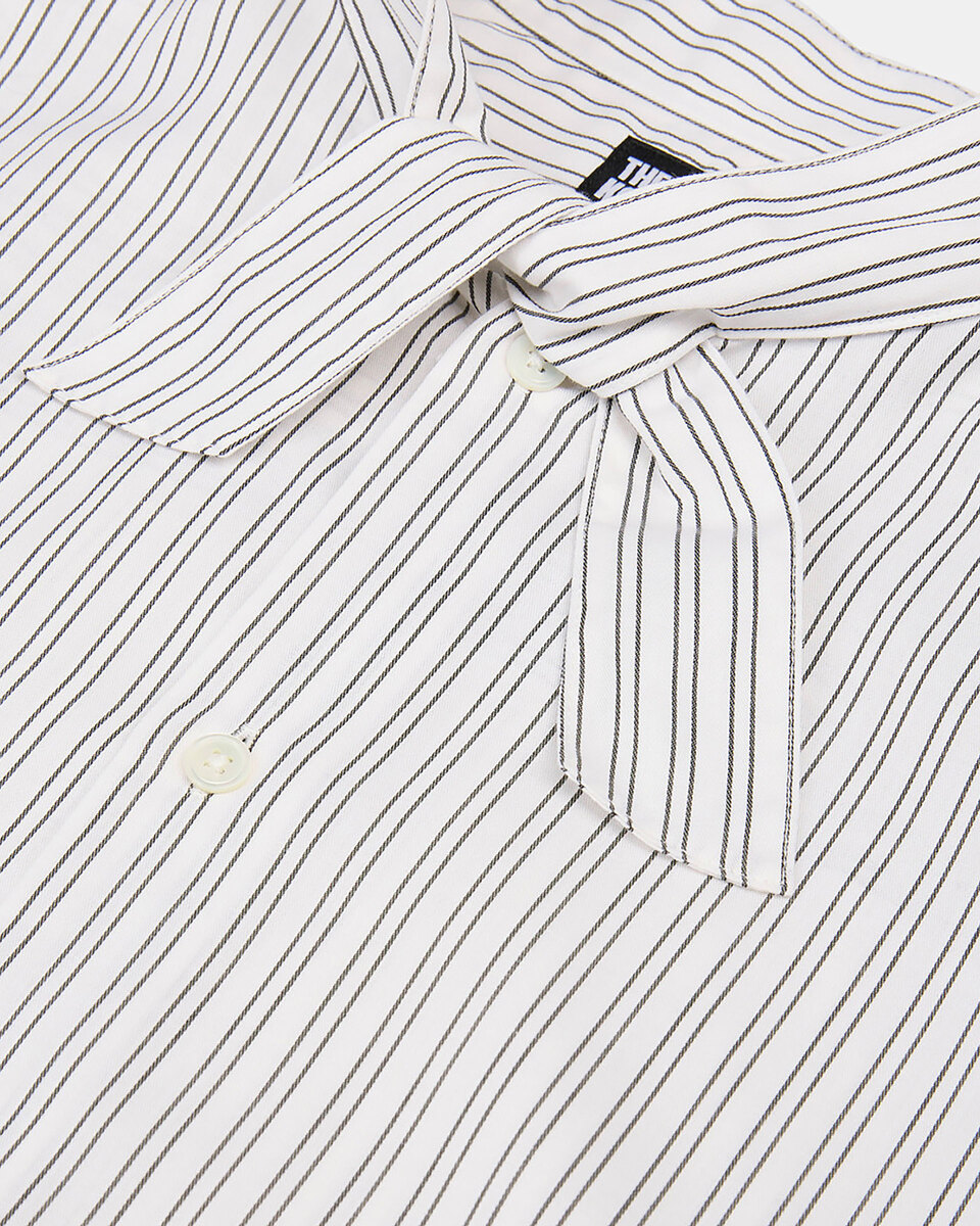 White pinstripe shirt