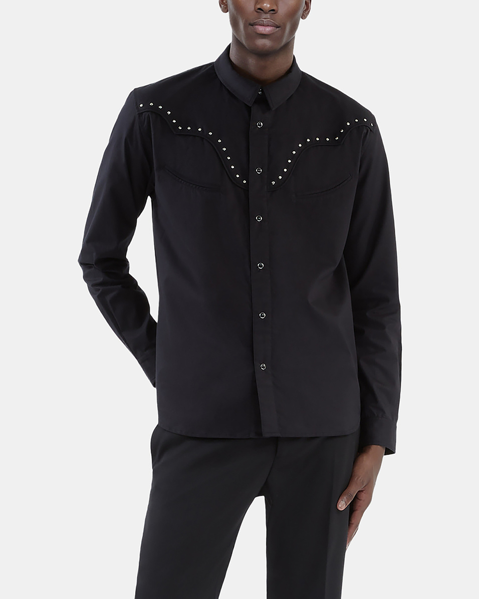 Black western shirt