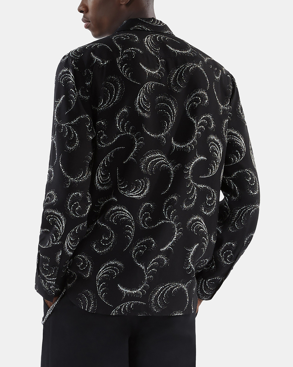Feather print shirt