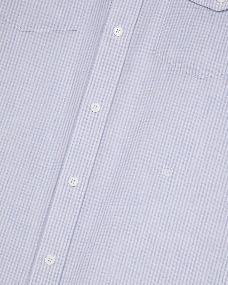Blue striped shirt