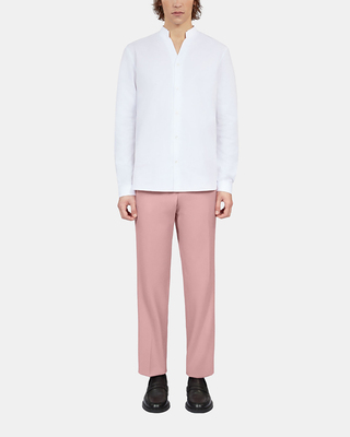 White poplin formal shirt