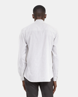White pinstripe shirt