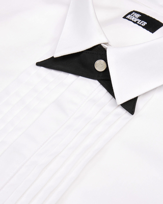 White formal shirt with classic collar