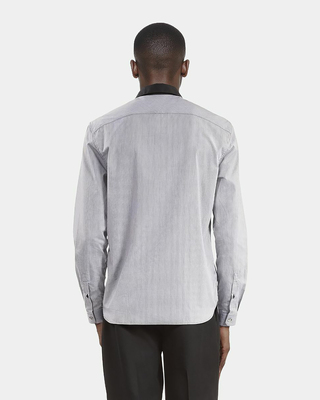 Black micro-checkered shirt