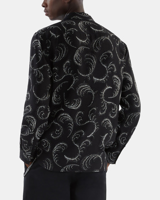 Feather print shirt