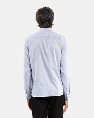 Blue striped formal shirt