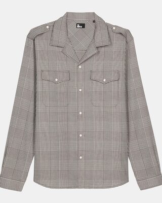 Black and white Prince of Wales shirt
