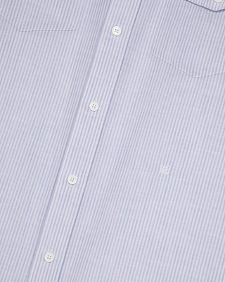 Blue striped shirt