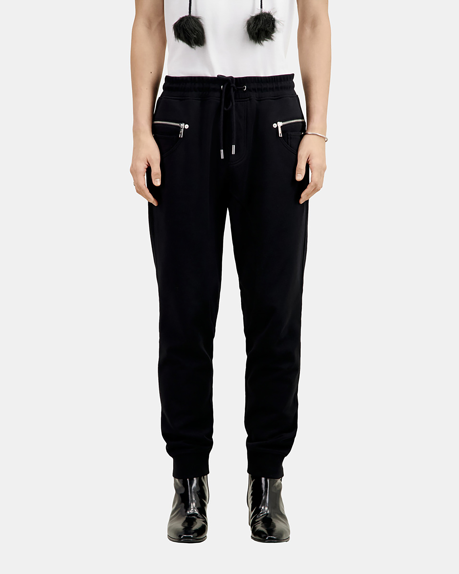 Black tracksuit trousers