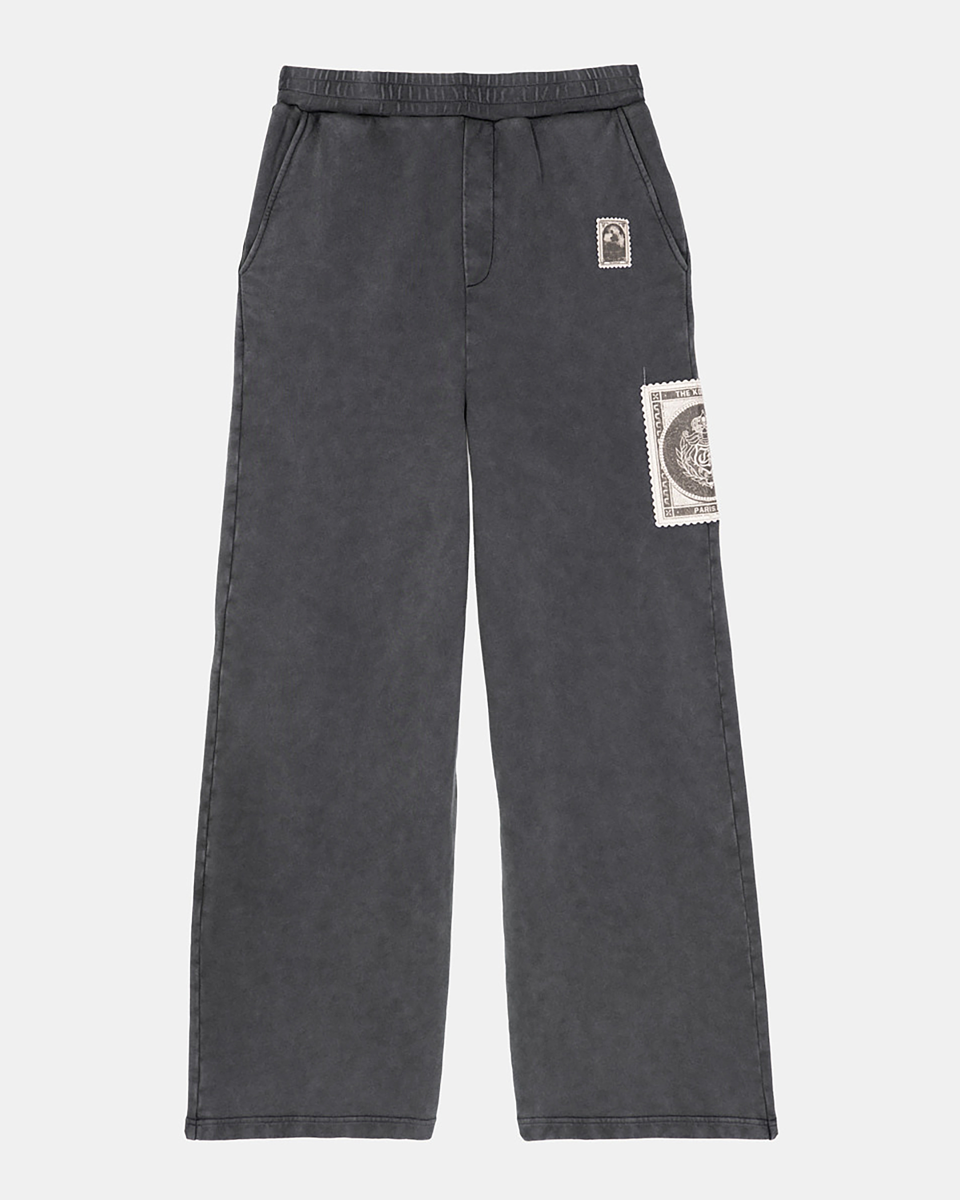 Straight jogging bottoms with black patches