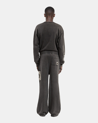 Straight jogging bottoms with black patches
