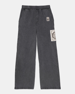 Straight jogging bottoms with black patches