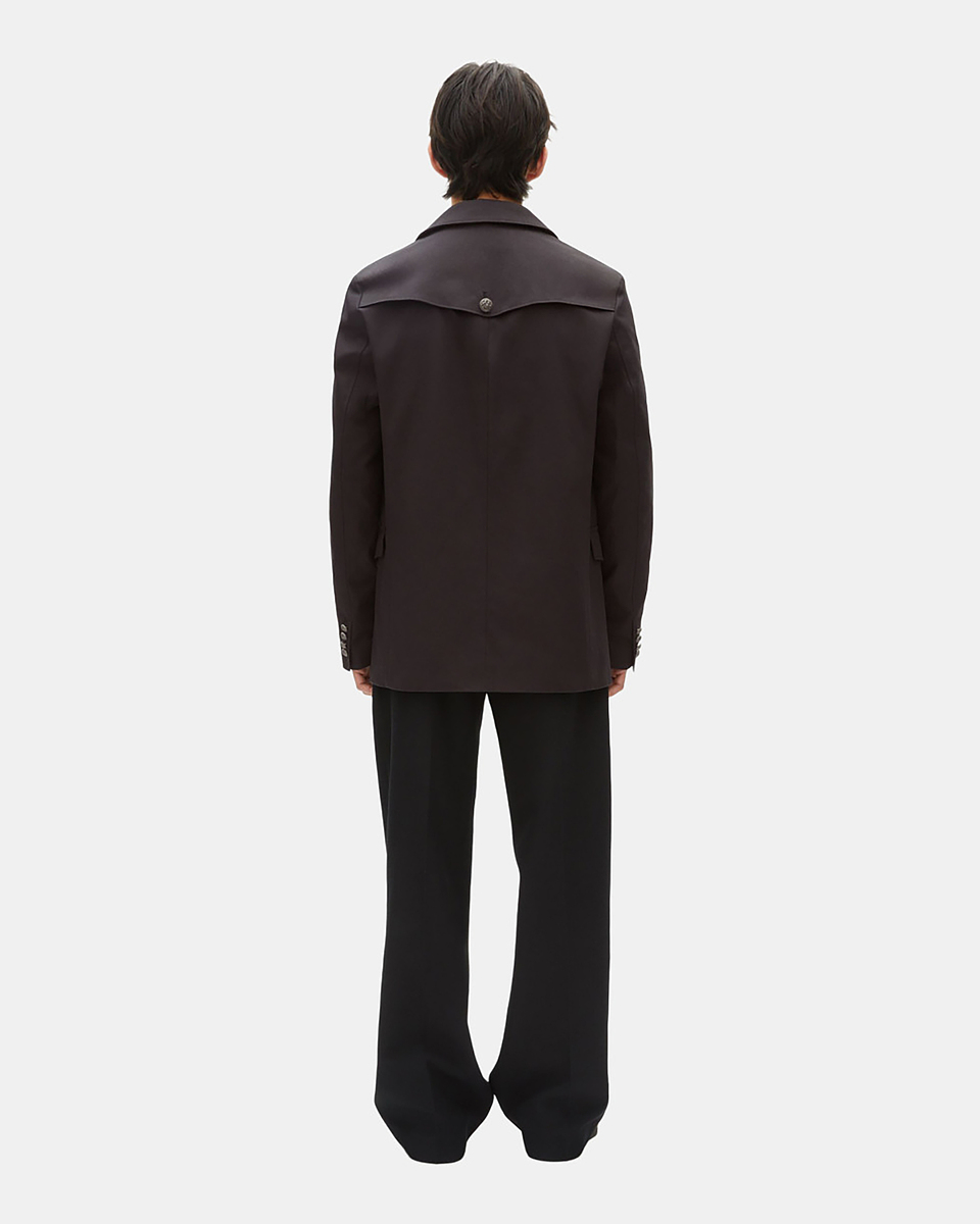 Grey cotton coat