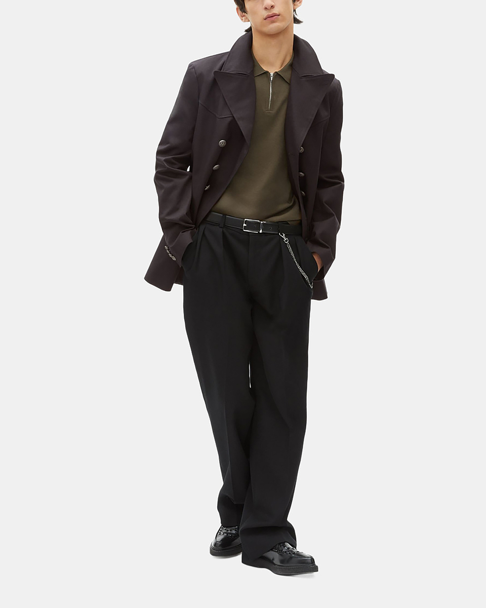 Grey cotton coat