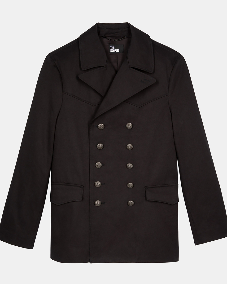 Grey cotton coat