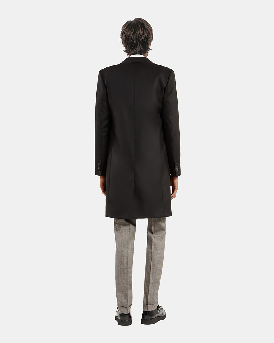 Black wool coat