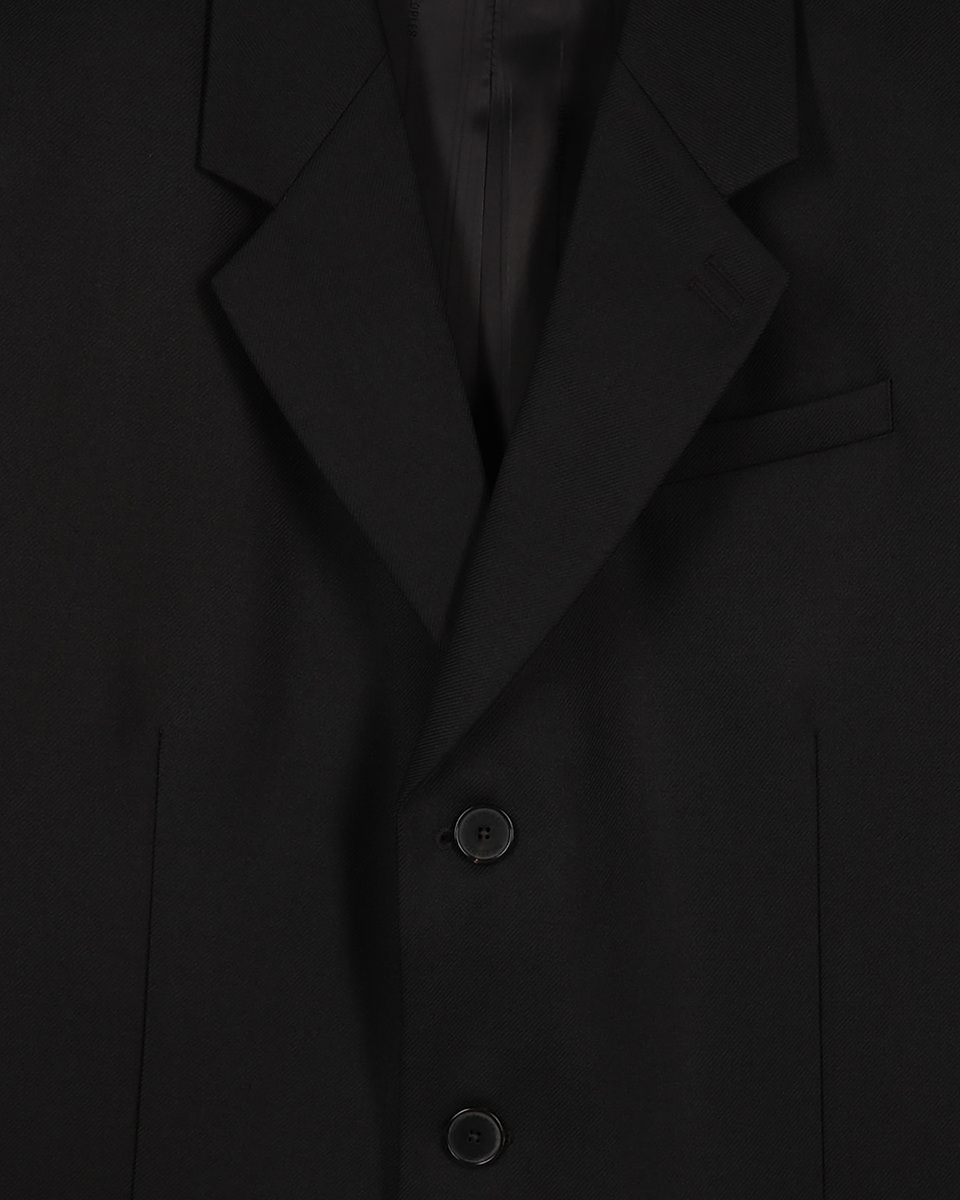 Black wool coat