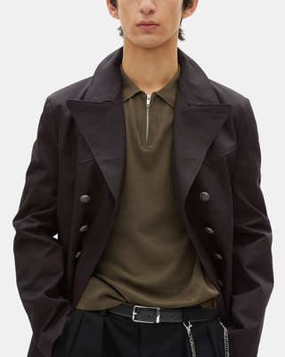 Grey cotton coat
