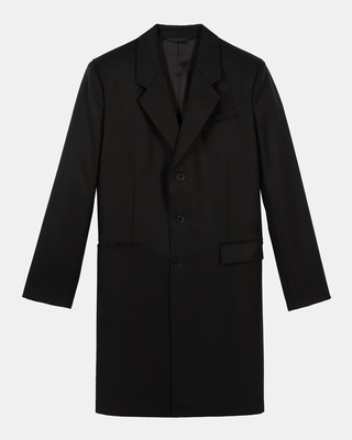 Black wool coat