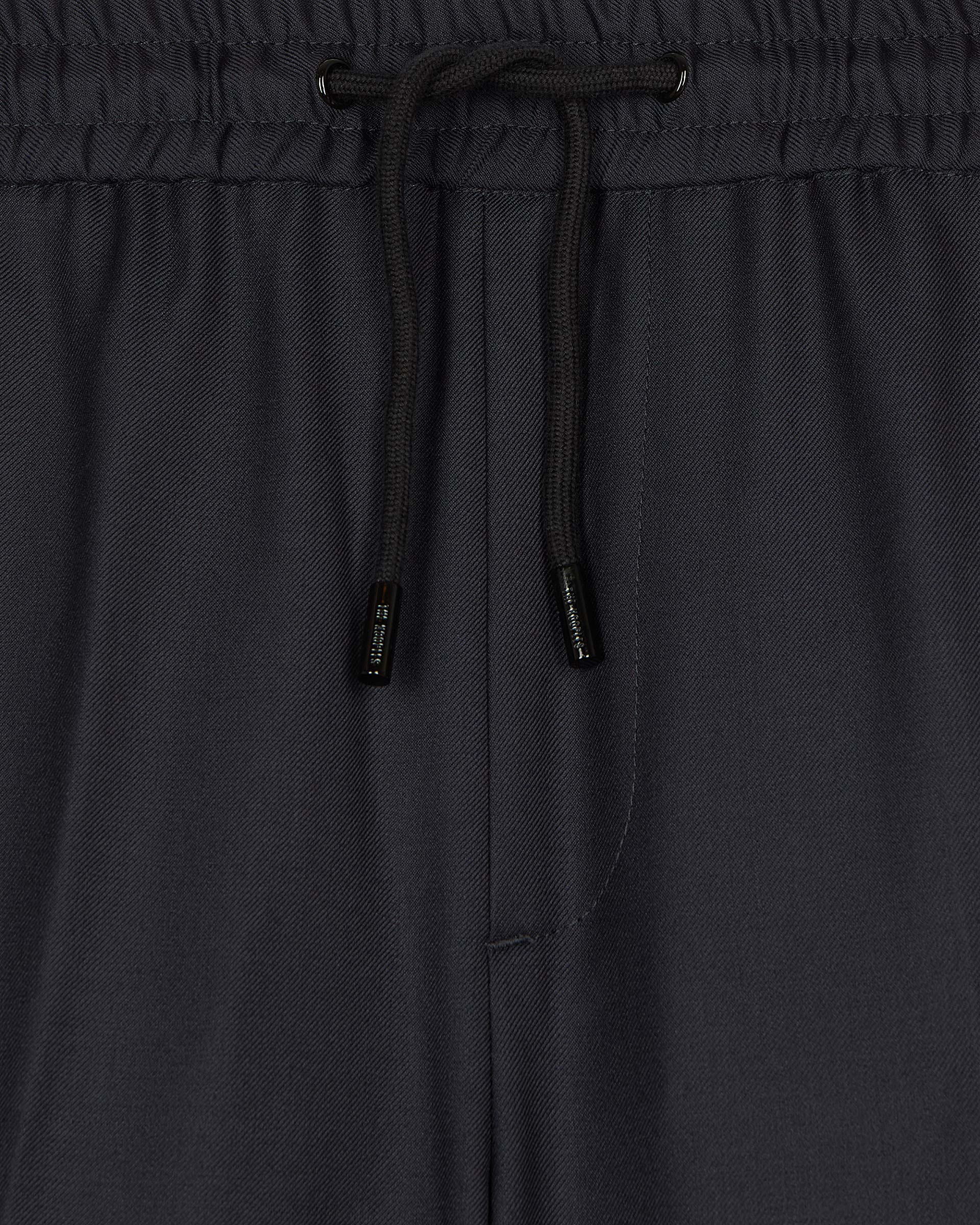 Navy blue wool trousers
