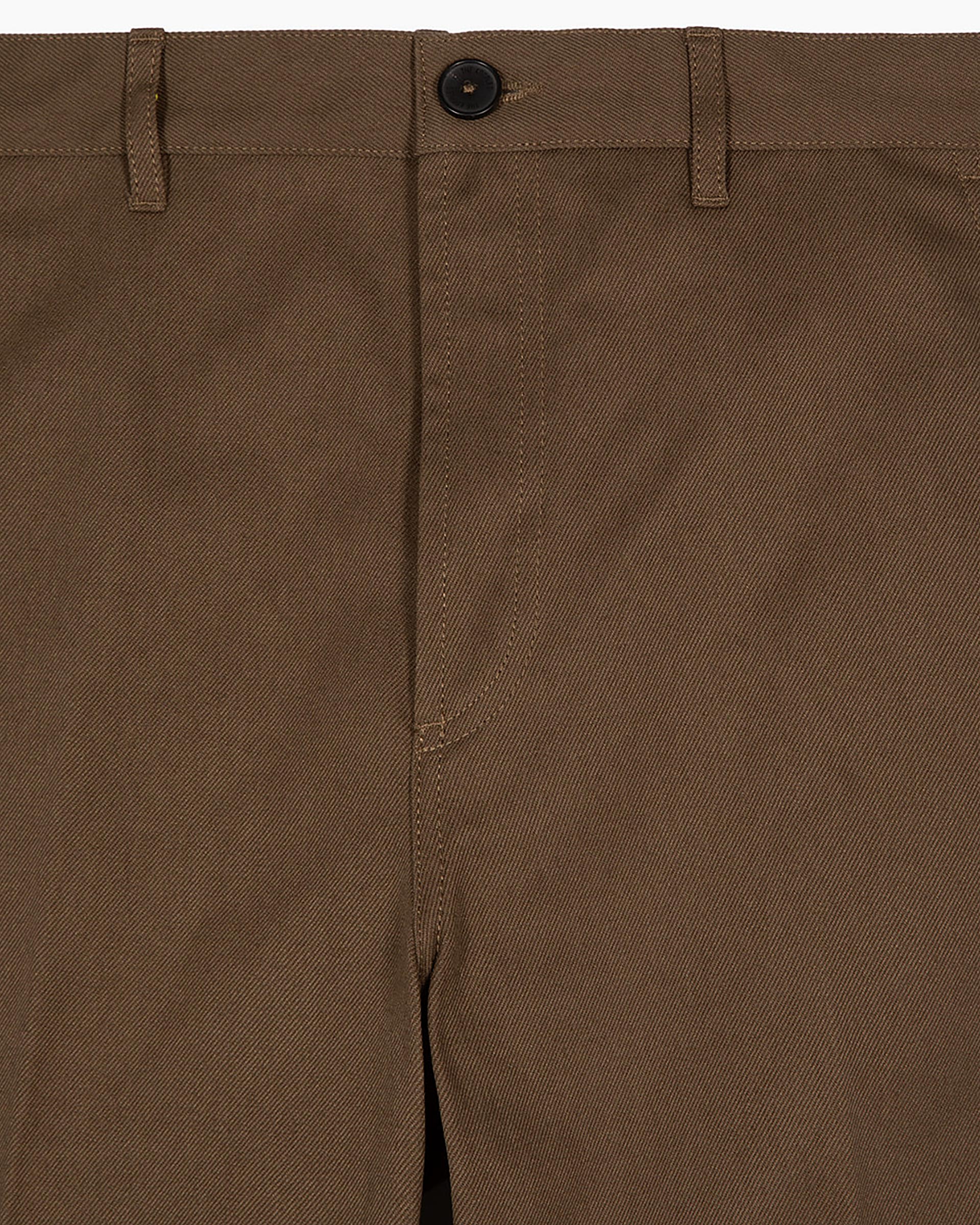 Straight-leg khaki pants