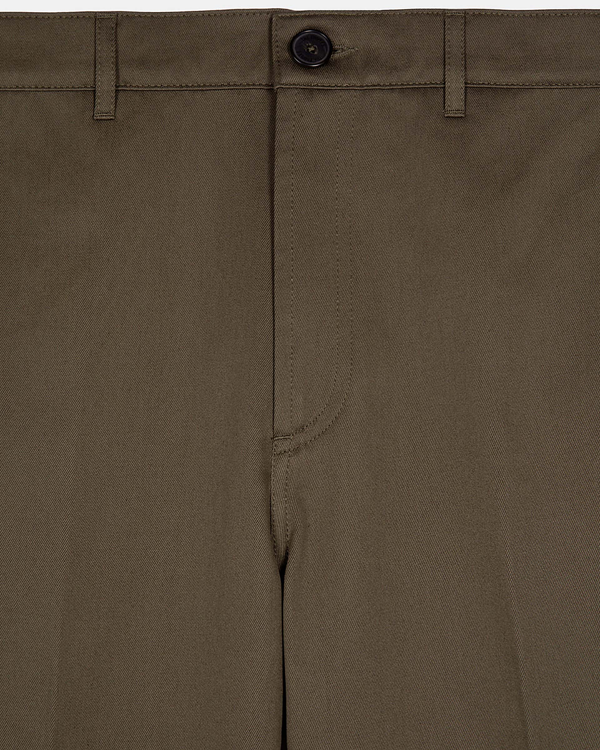 Straight-leg brown pants